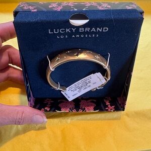 Lucky Brand Gold Starry Bangle
